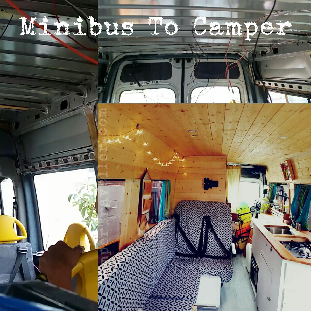 Renault Master minibus to camper