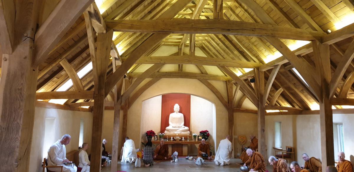The Dhamma Hall at Cittaviveka
