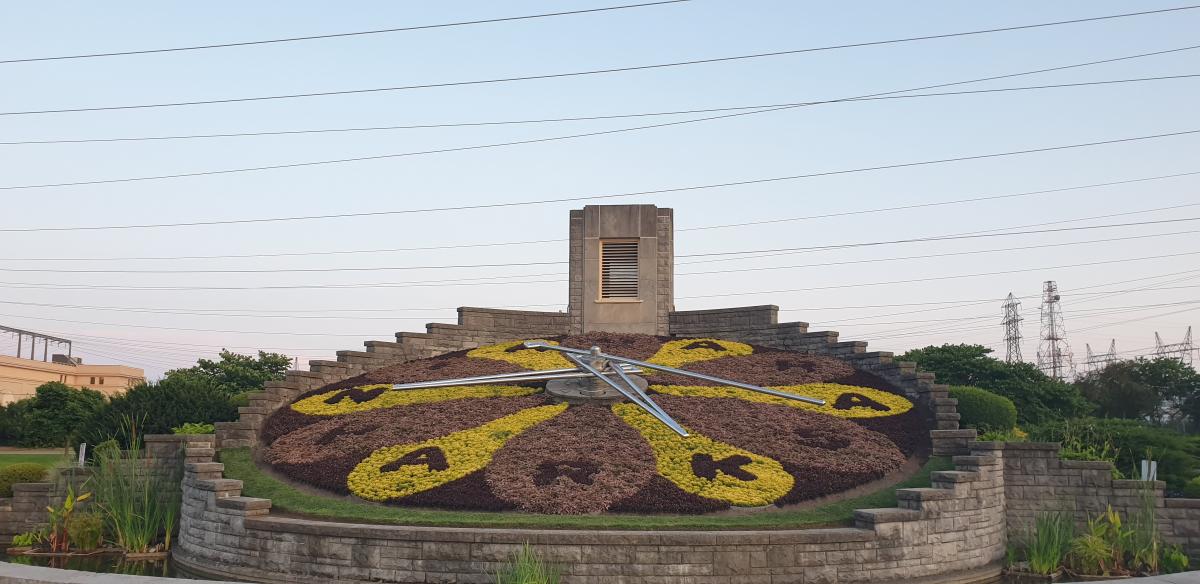 Niagera flower clock