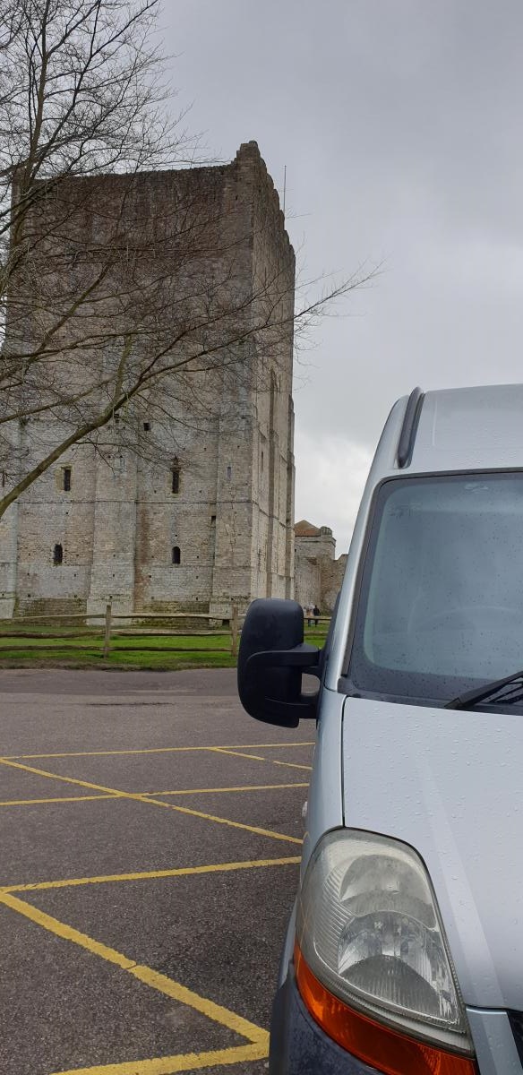 Porchester castle car park