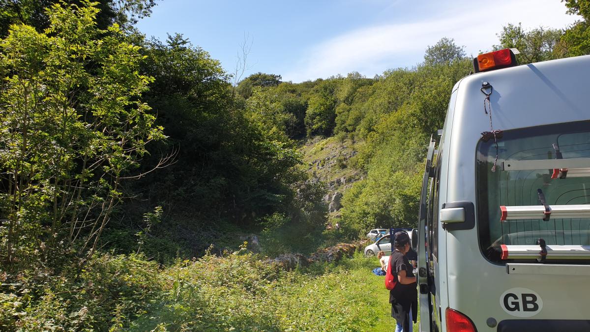 Parking near the Black Rock nature reserve