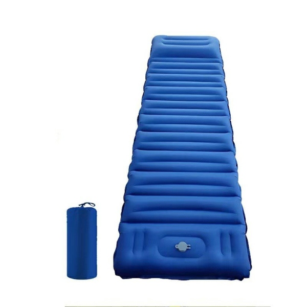 High Qaulity Thicken Inflating Camping Sleeping Mat with Pillow Ultralight Camping Mattress for Camping - Image 3