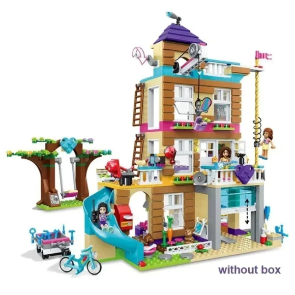 MINISO Disney 865pcs Friendship Club Hobbies Blocks Friends Hotel and House Toys Sets Friends for Girl Christmas Gifts - AliExpress 26 - Color : Without original box - Image 10