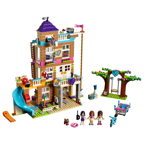 MINISO Disney 865pcs Friendship Club Hobbies Blocks Friends Hotel and House Toys Sets Friends for Girl Christmas Gifts - AliExpress 26 - Color : Without original box - Image 5